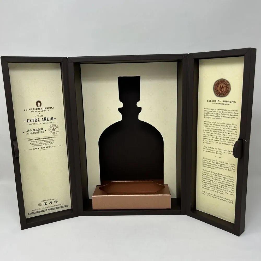 Herradura Seleccion Suprema Tequila Empty Collectors Box(NO BOTTLE)